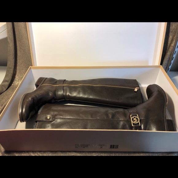 Michael Kors Dark Coffee Riding Boots (size 7) - Picture 7 of 8